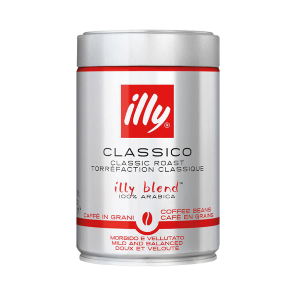 illy Classico Classic Roast, 100 % Arabica, Ganze Bohne, 250 Gramm Dose